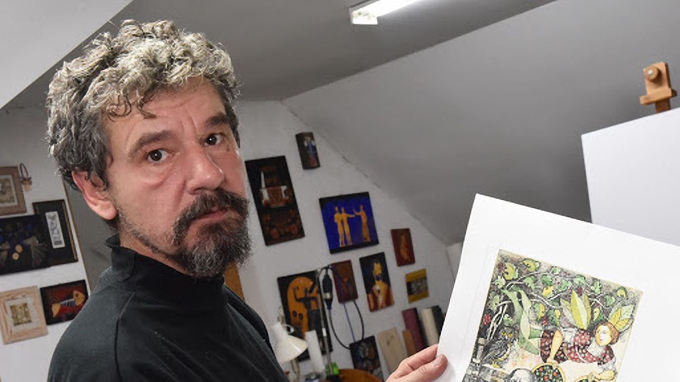 Festményszerű rézkarcok, illusztrációk készítője