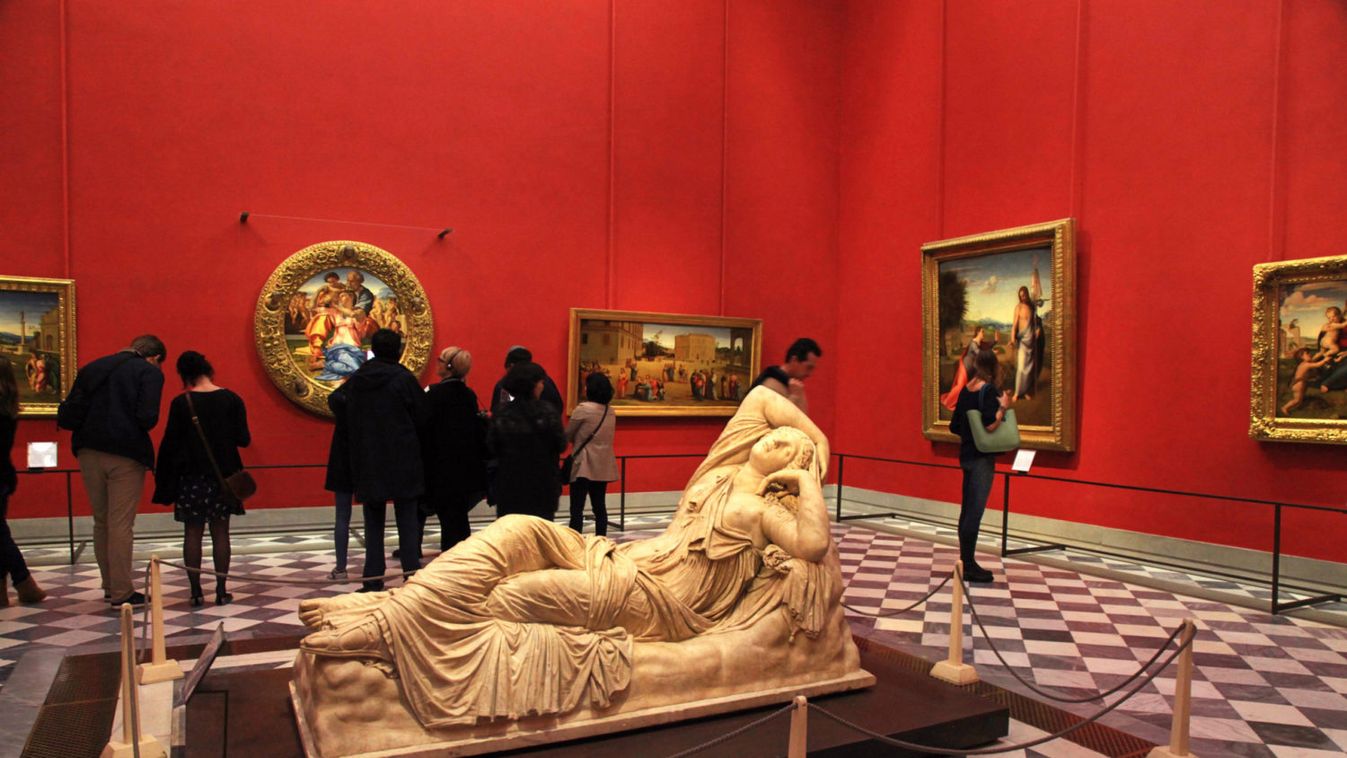 Először került az Uffizi gyűjteményébe egy kortárs utcaművész alkotása