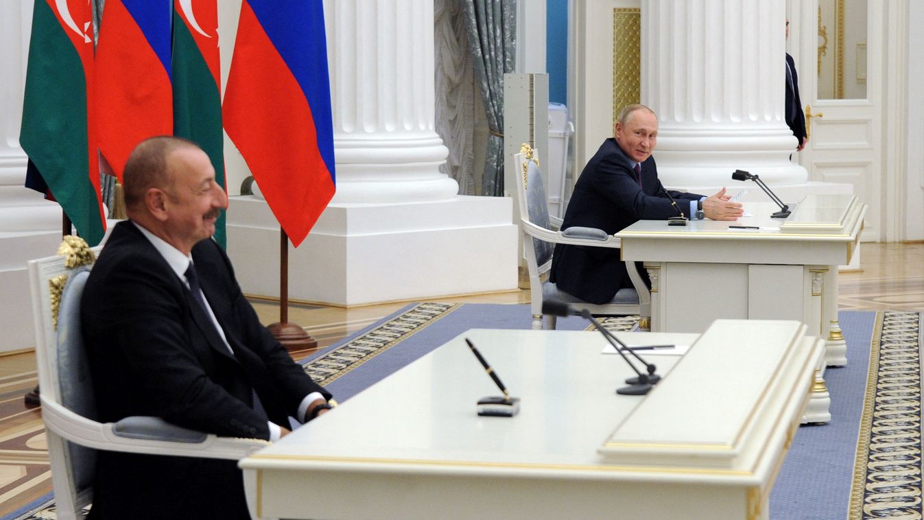 Szövetségesi együttműködési nyilatkozatot írt alá Putyin és Alijev