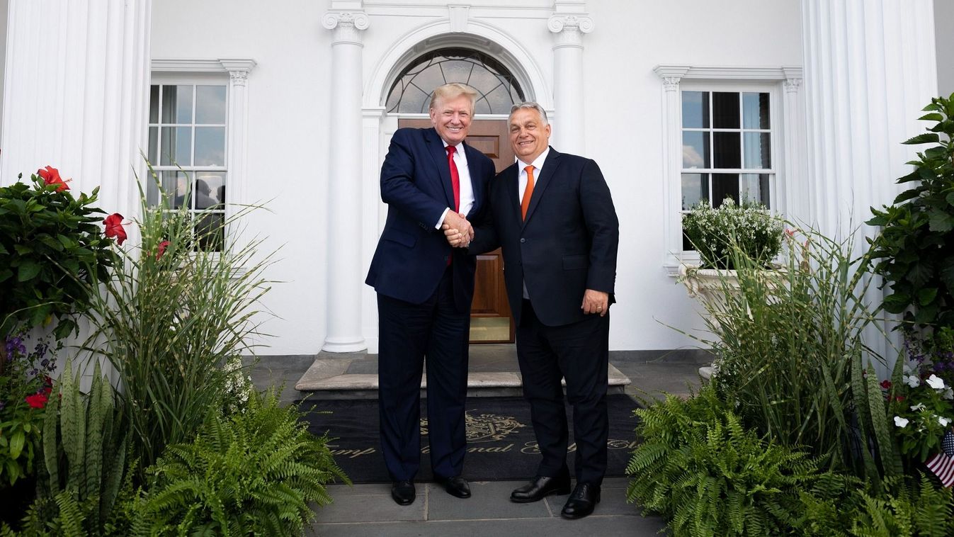 Donald Trump üzent Orbán Viktornak