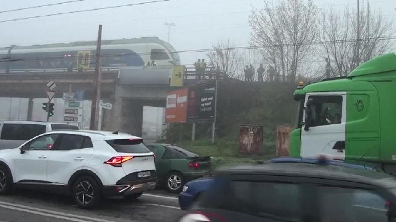 Halálra gázolt két fiatalt a vonat Budapesten