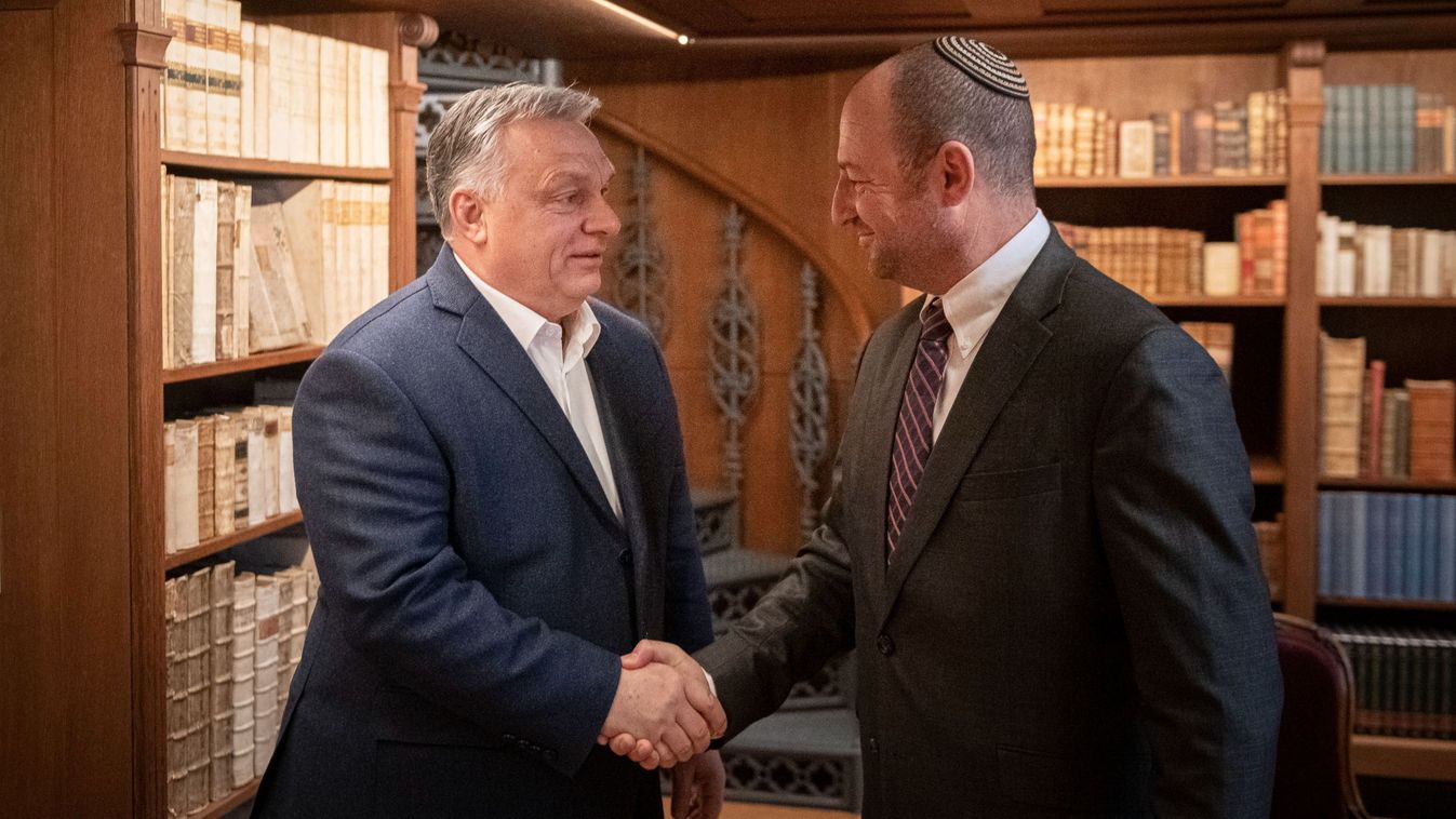 Orbán Viktor izraeli konzervatív politikai vezetővel tárgyalt