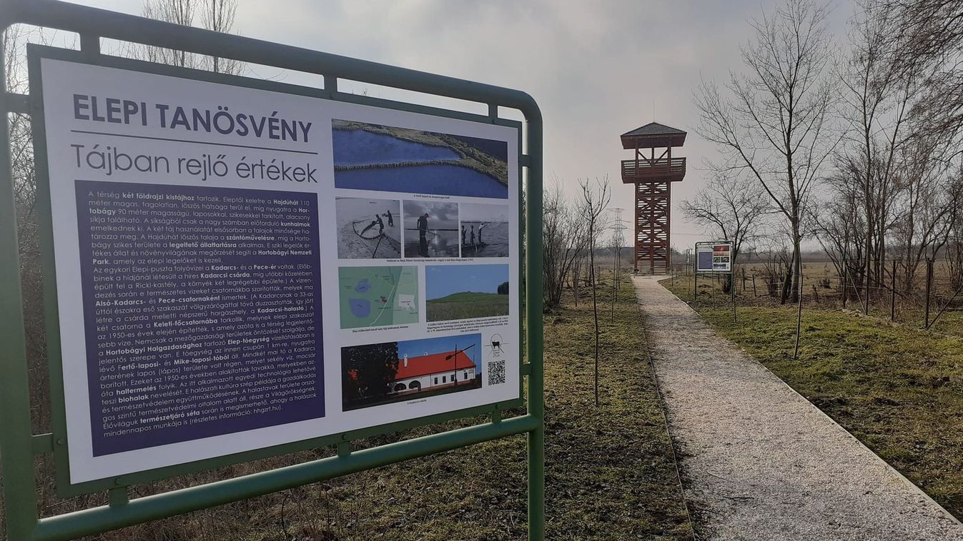 Tanösvénnyel bővült a nagyhegyesi Elep