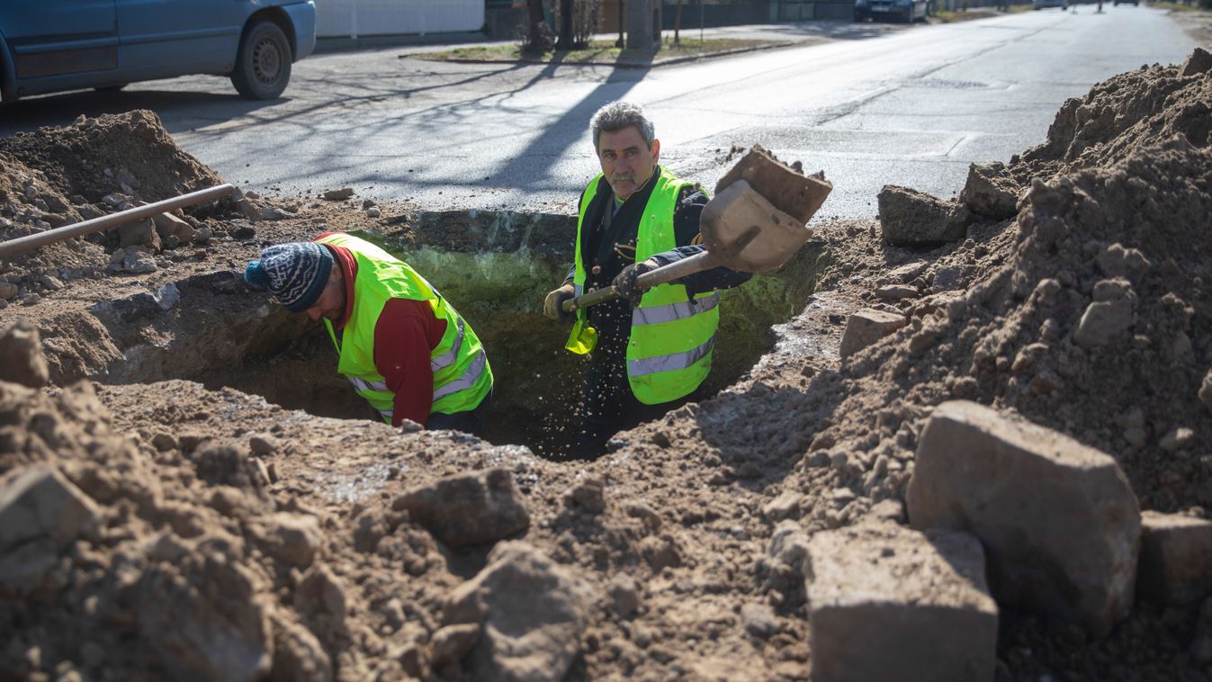 Így haladnak a munkálatok a Mátyás király utcában