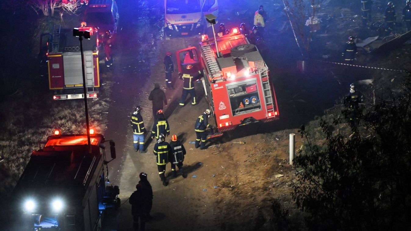 Megrázó képek és videók érkeztek a görög vasúti katasztrófáról