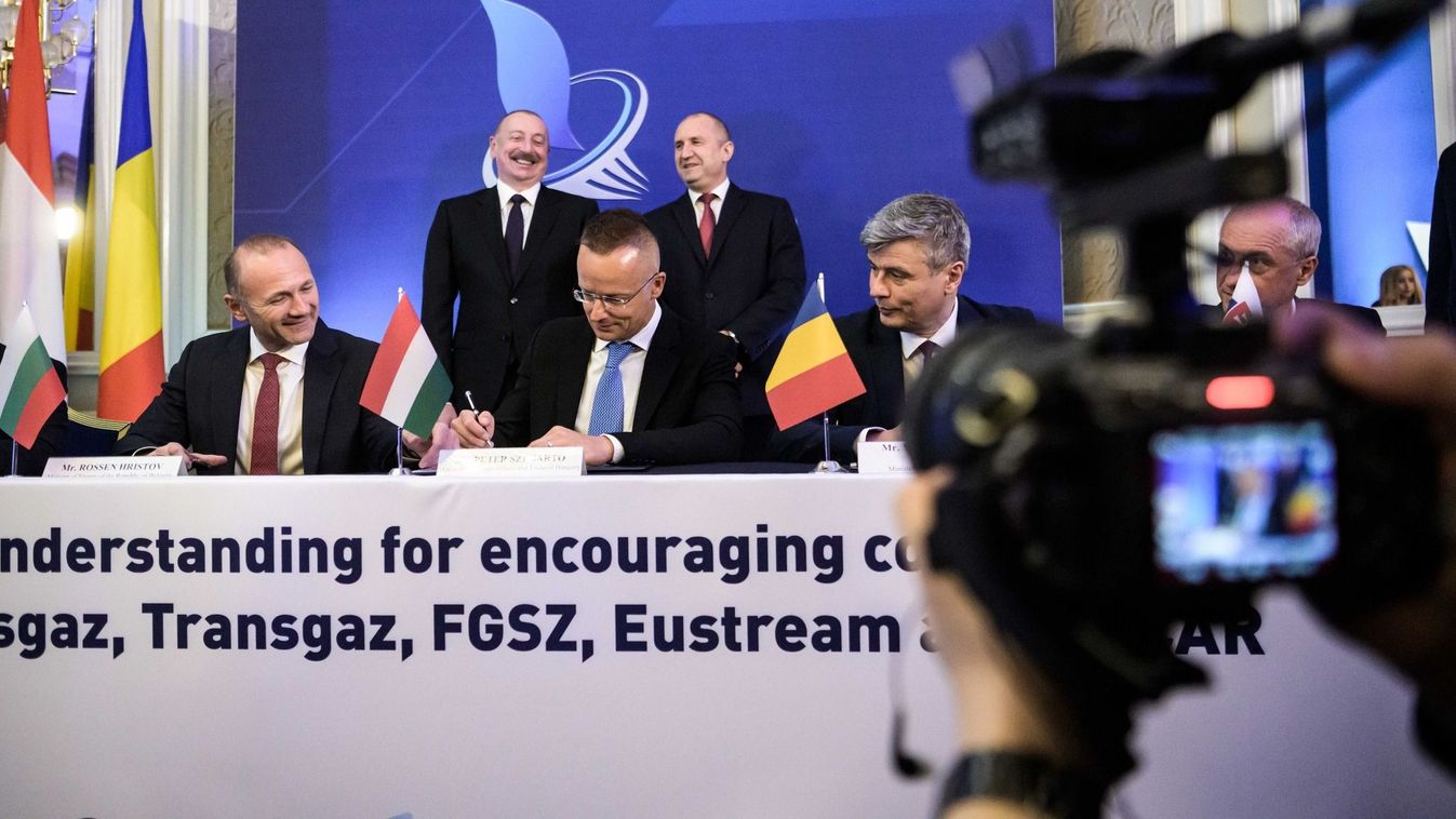 Egyetértési megállapodást írtak alá az azeri földgáz közép-európai szállításáról (videó)