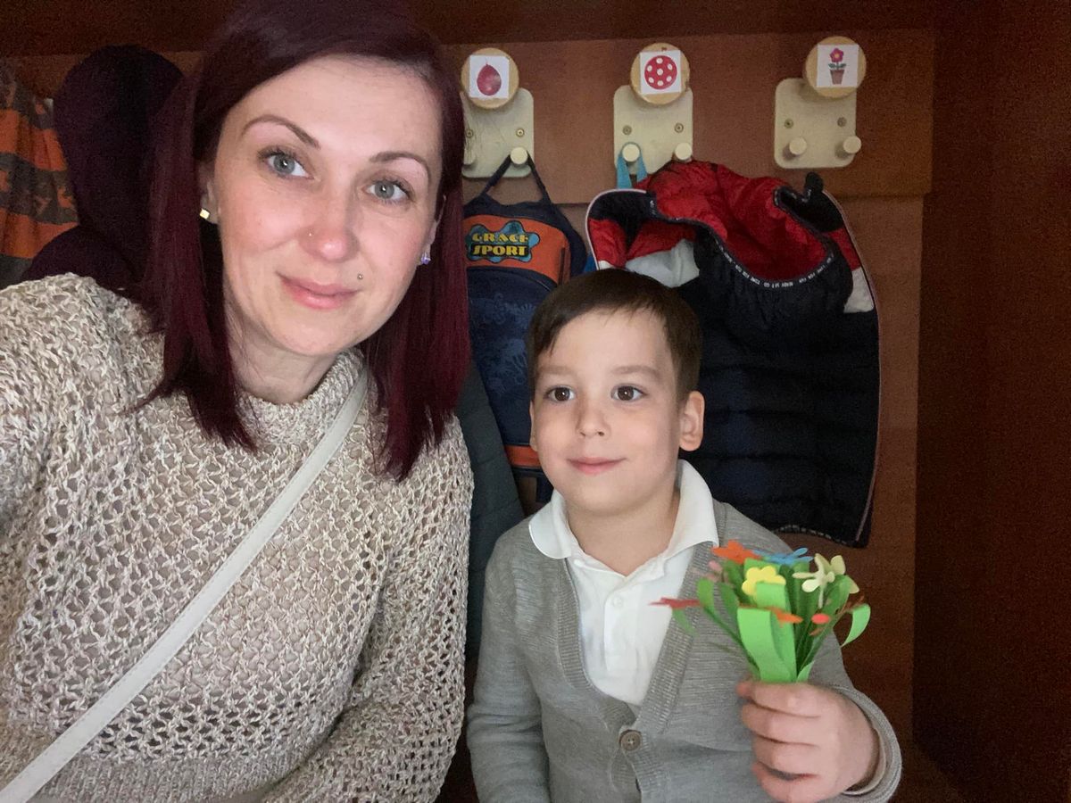 Az öt és fél éves Szabó Marci és édesanyja
