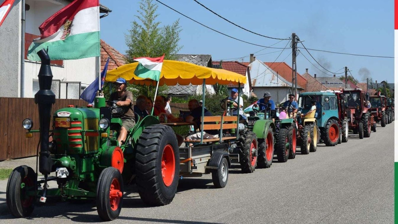 Csodaszép traktorok vonultak Nyíracsádon