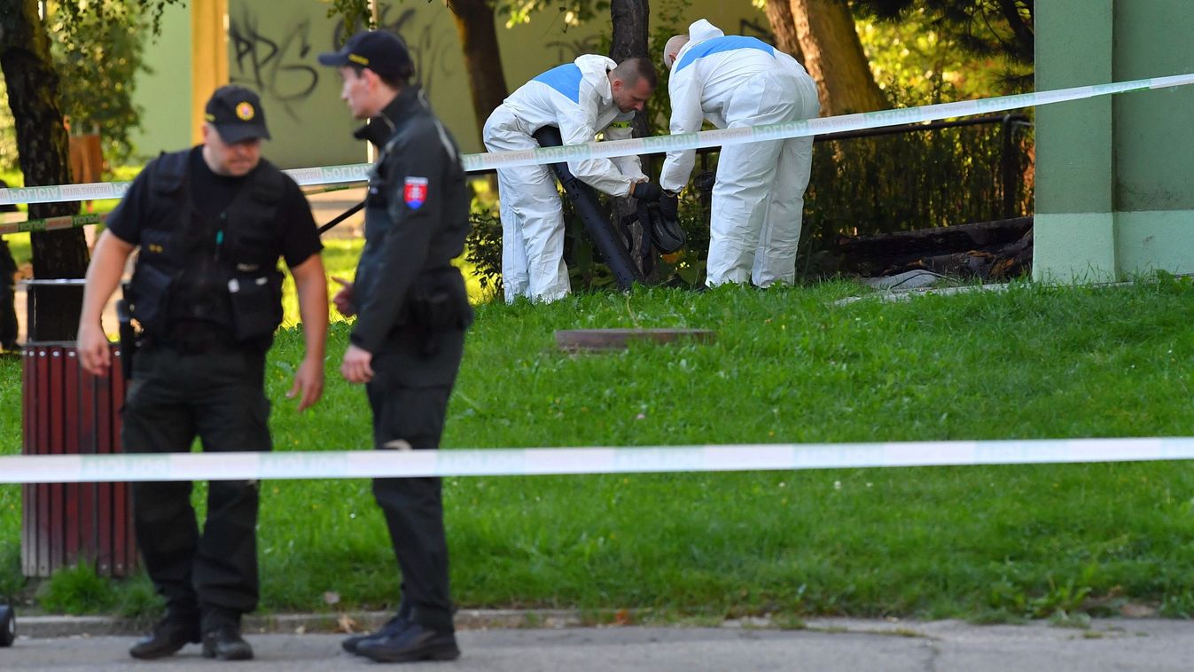 Négy embert megsebesített egy lövöldöző Pozsonyban, a rendőrök lelőtték