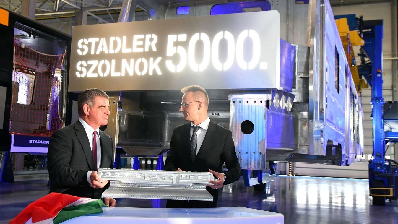 A Stadler 17 milliárd forintos beruházással több mint 170 munkahelyet hoz létre Szolnokon