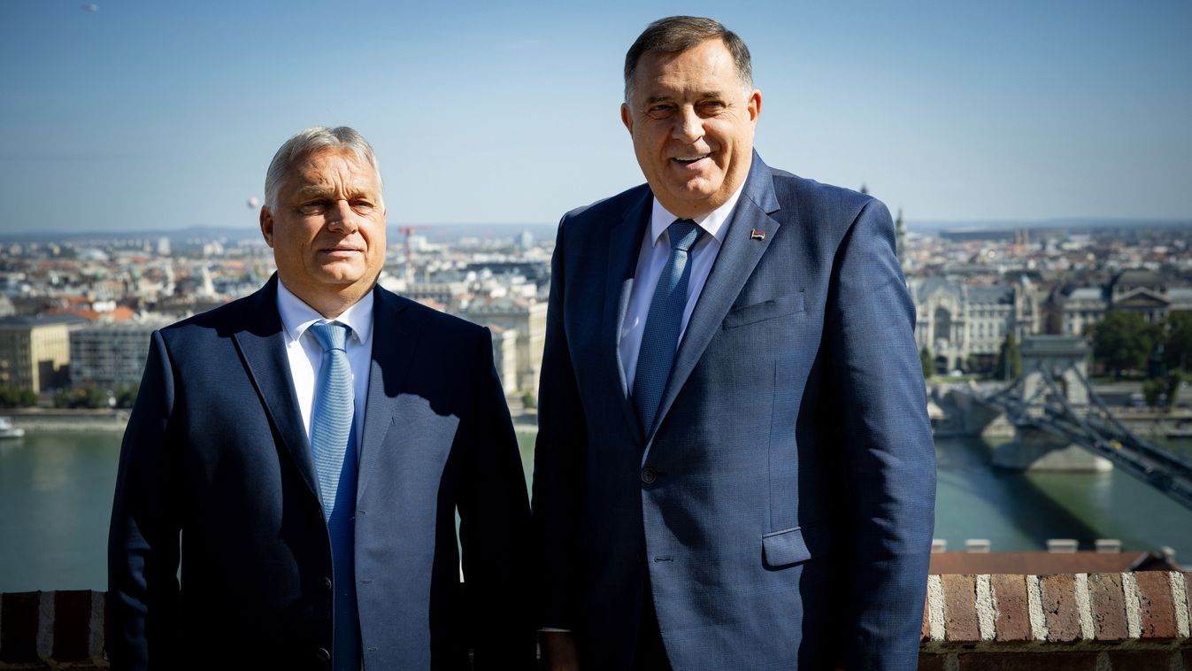 Orbán Viktor a boszniai szerb elnökkel tárgyalt