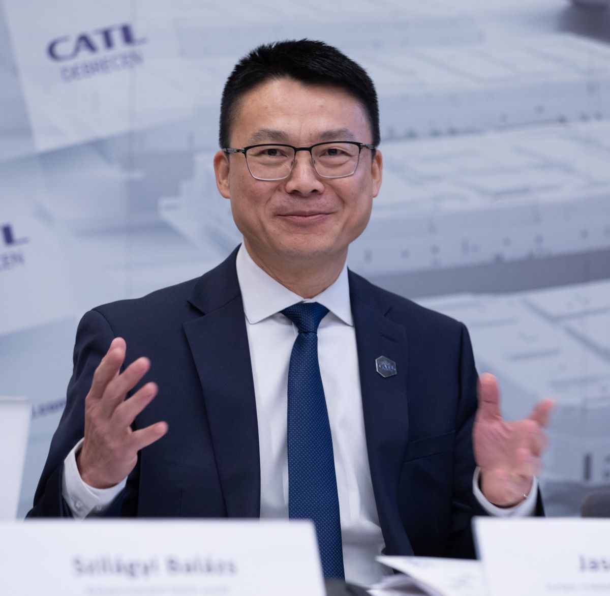 Jason Chen, a CATL európai működéséért felelős ügyvezető igazgatója