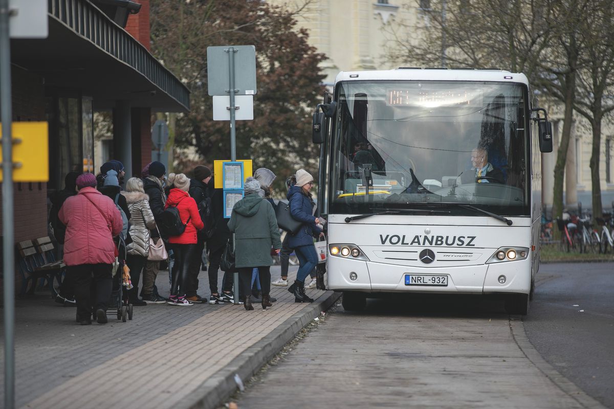 20231211 Debrecen, Hajdúböszörmény
Volán busz sztrájkhoz készült illusztrációs fotók Debrecenben és Hajdúböszörményben az autóbuszállomásokon.
Fotó: Kiss Annamarie KA