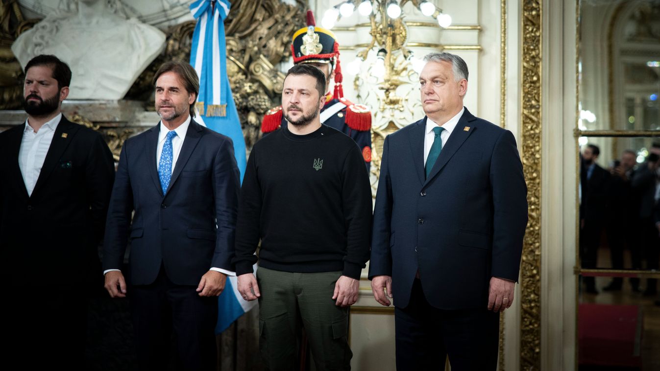 A magyar kormányfő az ukrán elnökkel is tárgyalt Argentínában (videó)