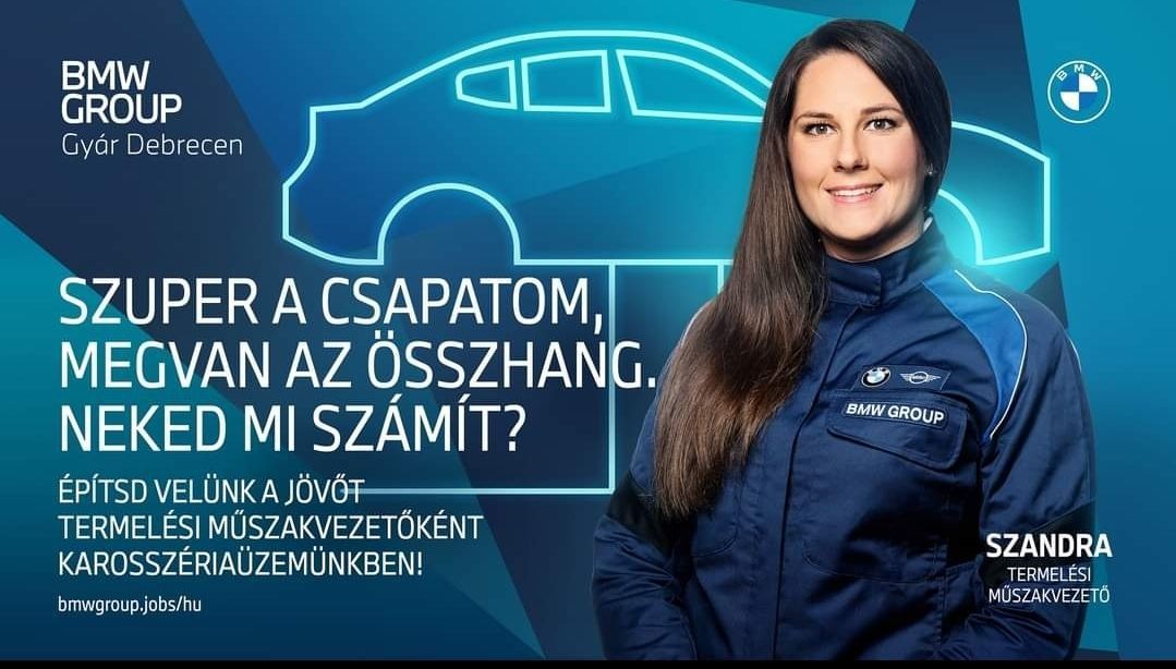 Forrás: BMW Group Gyár Debrecen