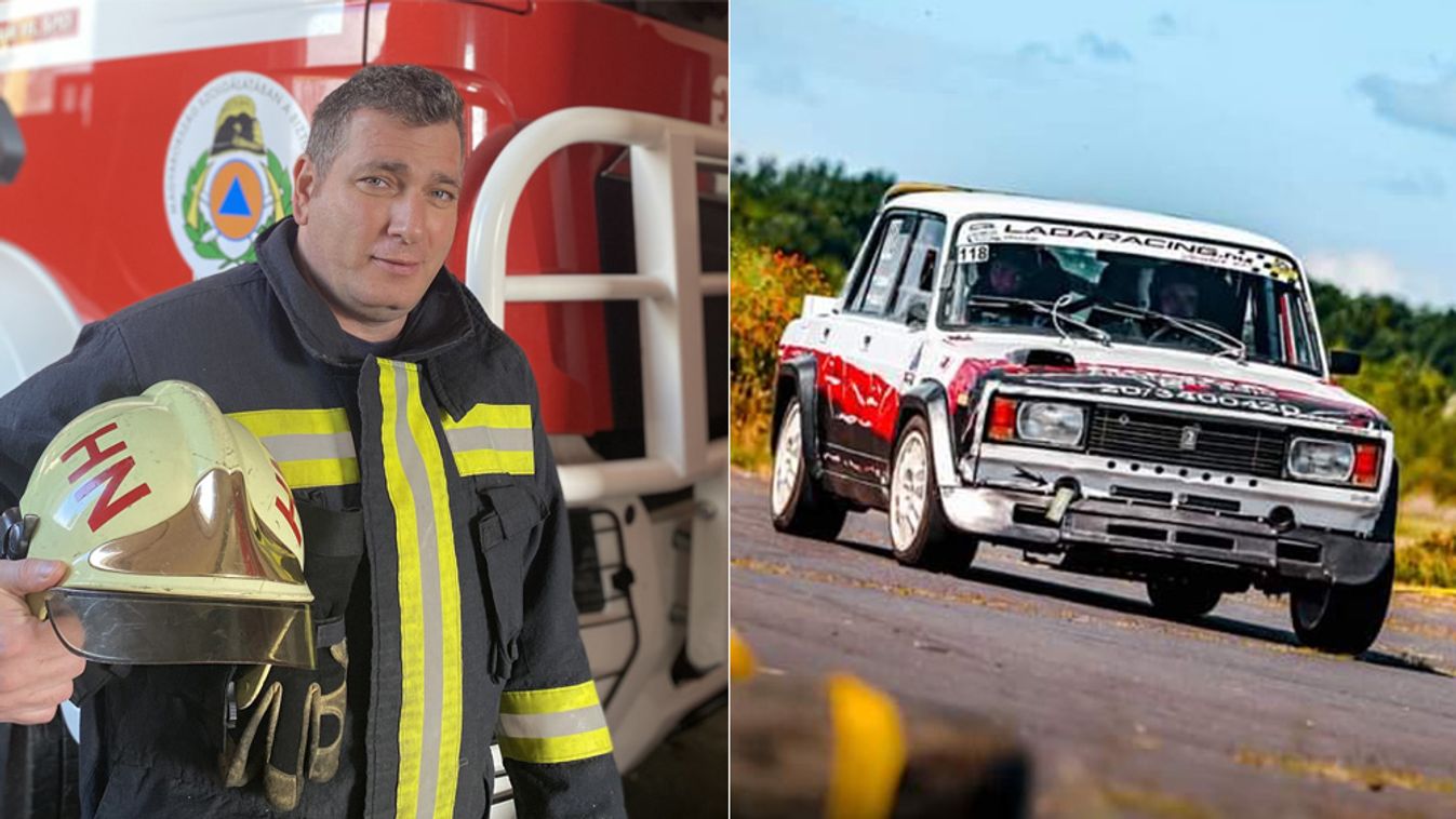 Szabadidejében versenyautót, a munkában szerkocsit navigál a böszörményi tűzoltó
