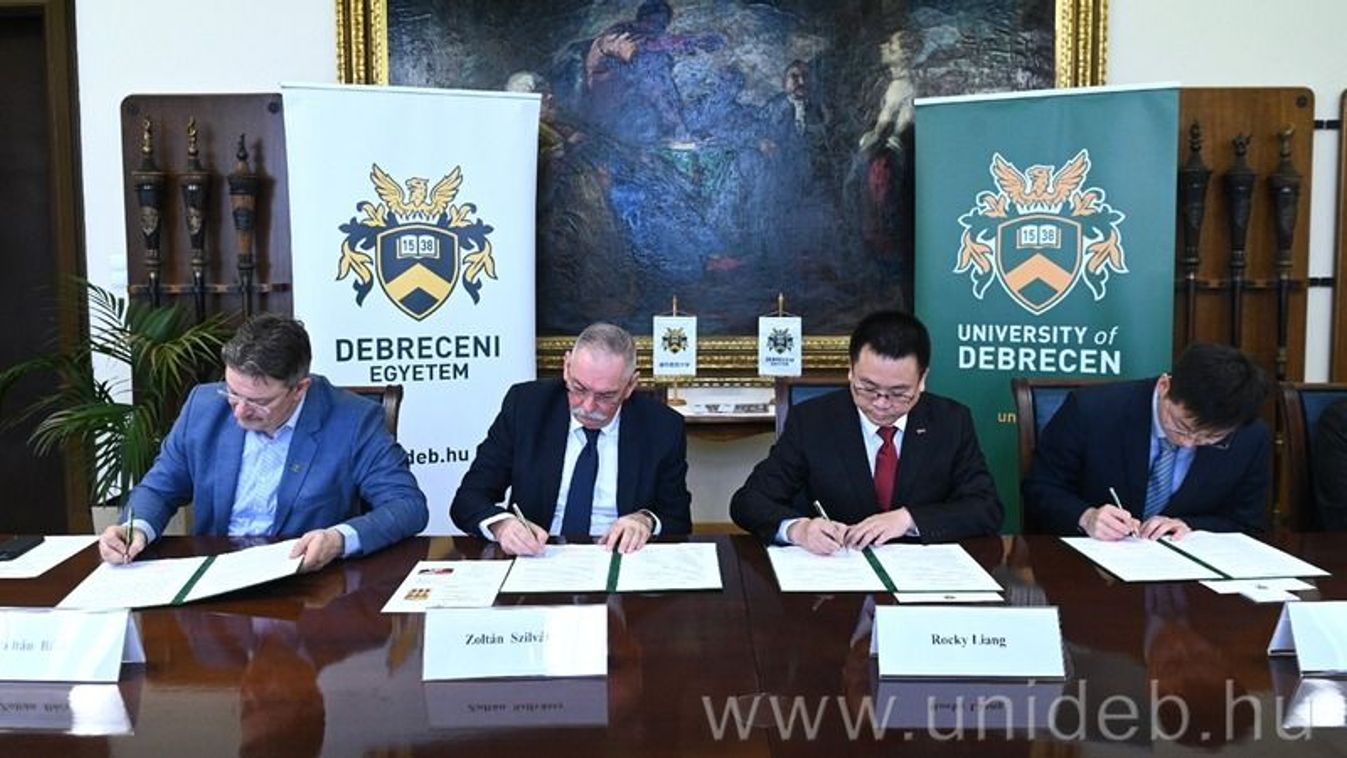 Újabb világcéggel kötött megállapodást a Debreceni Egyetem