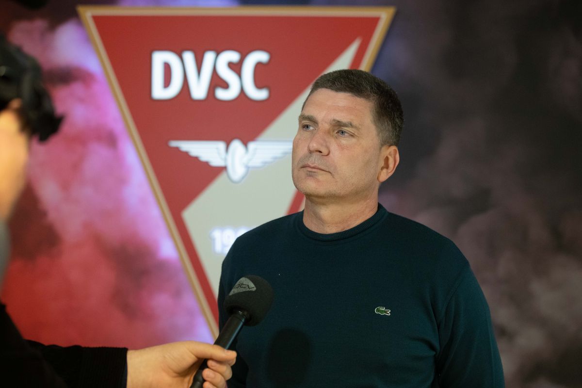 Szrdjan Blagojevics, a DVSC vezetőedzője