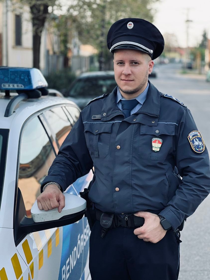 Mosek Róbert rendőr főtörzsőrmester