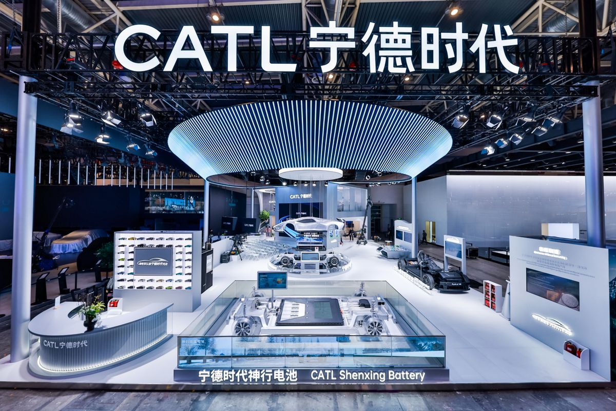 A CATL standja a Auto China 2024 járműipari konferencián