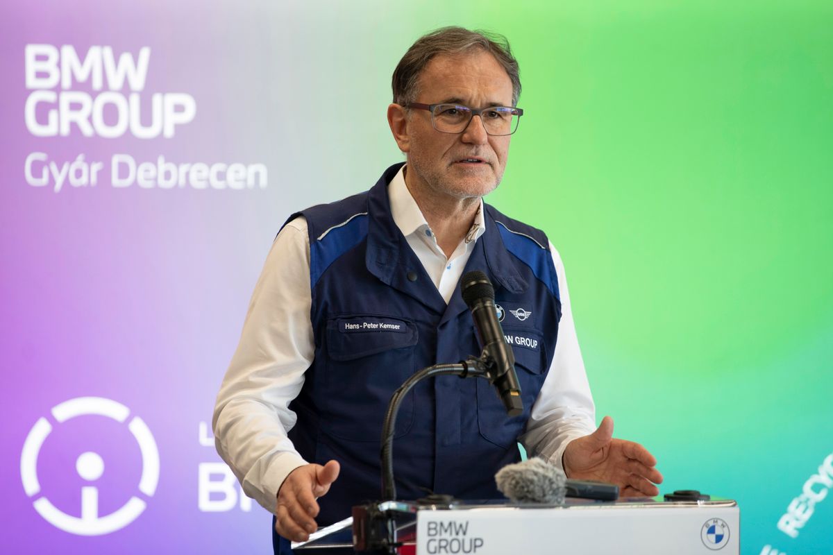Hans-Peter Kemser, a BMW Manufacturing Hungary Kft. elnök-vezérigazgatója