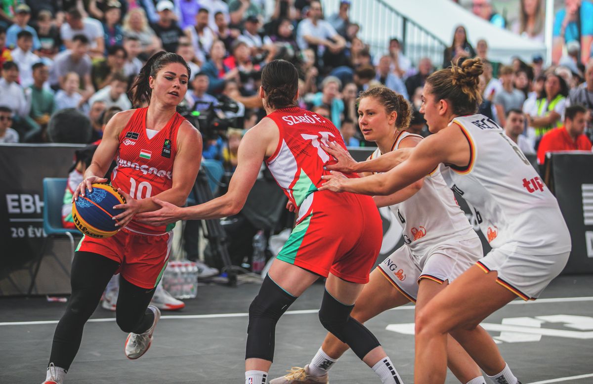 A 3x3-as kosárlabda olimpiai selejtező elődöntőjében a németekkel csaptak össze a magyar lányok