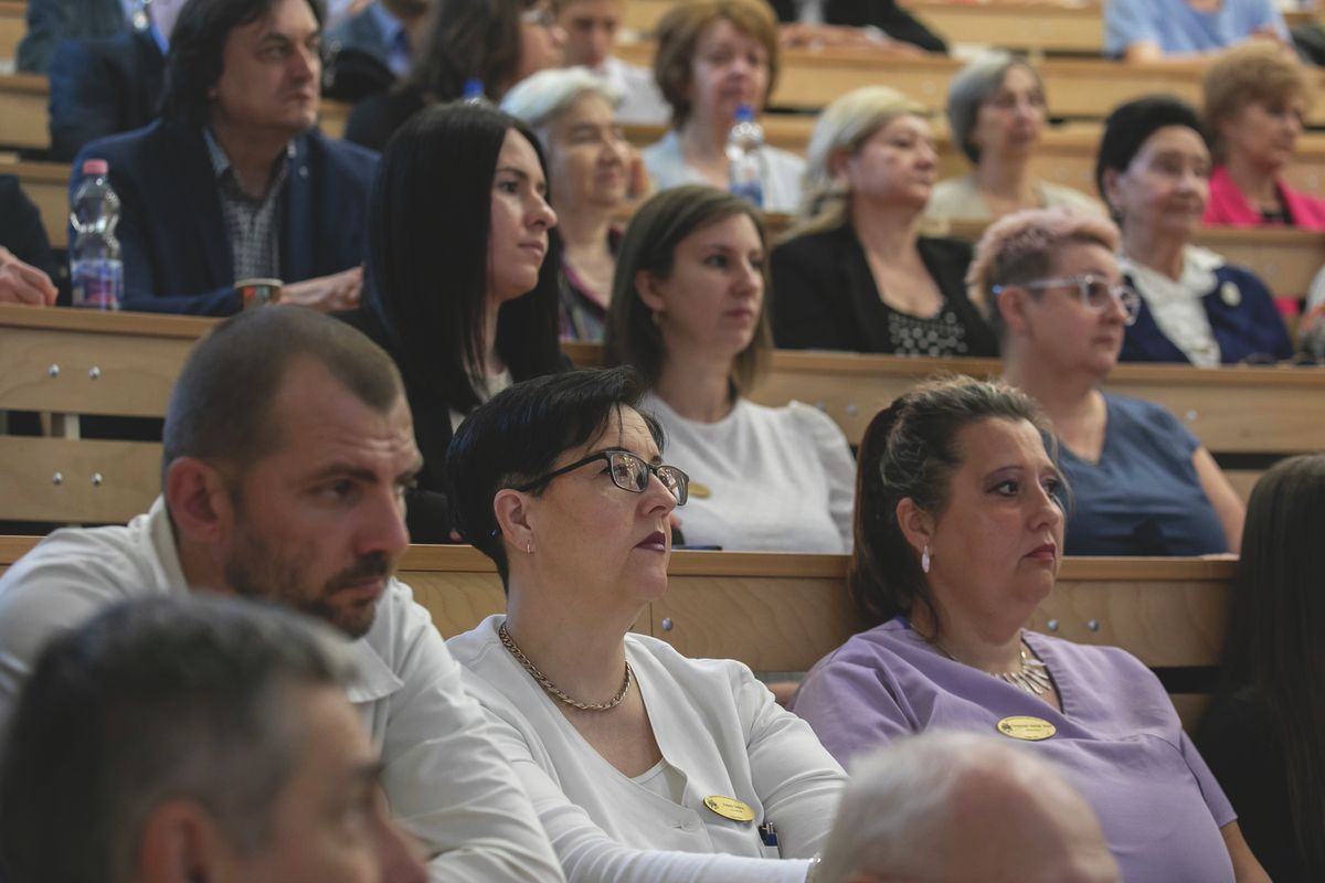 Az Urológiai Klinika évfordulója alkalmából szinte teljes megtelt a terem