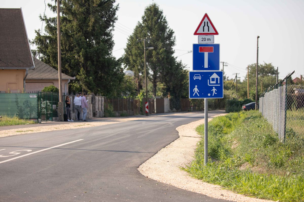 A két debreceni utca egyike a Basahalom; immár kész az első ütem haon