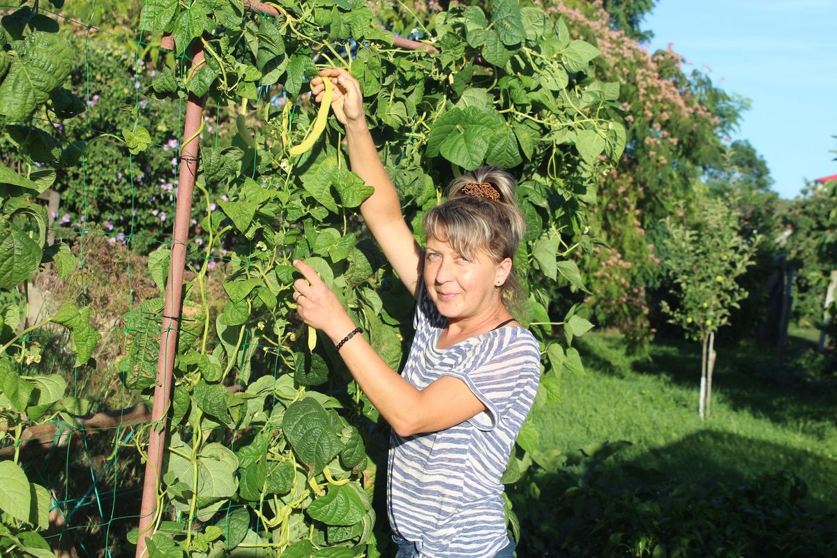 Andrea és párja, Máriusz kertészkedésbe fogott Körösszegapátiban. A bő termésből még a szomszédoknak is jut