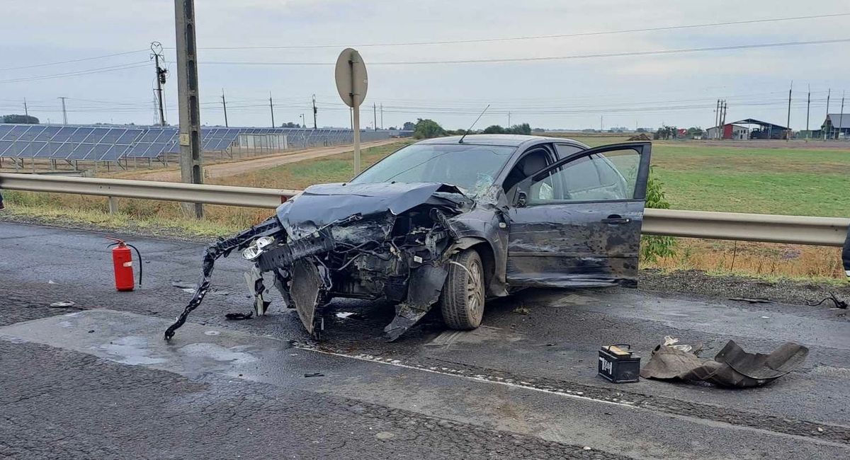 Baleset történt a 42-es főúton, Berettyóújfalunál