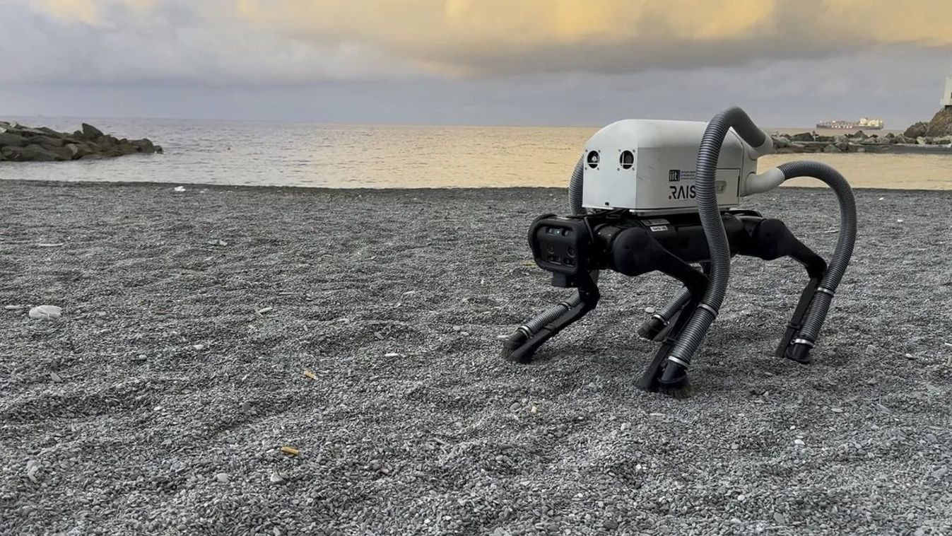 Robotkutya takarítja fel az olasz tengerparton az eldobott csikkeket (videó)