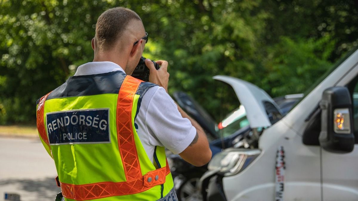 Baleset történt a Hadházi úton Debrecenben