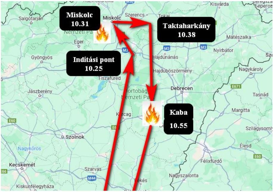 kabai bombázás, kaba, bombázás, debrecen, második világhbáború