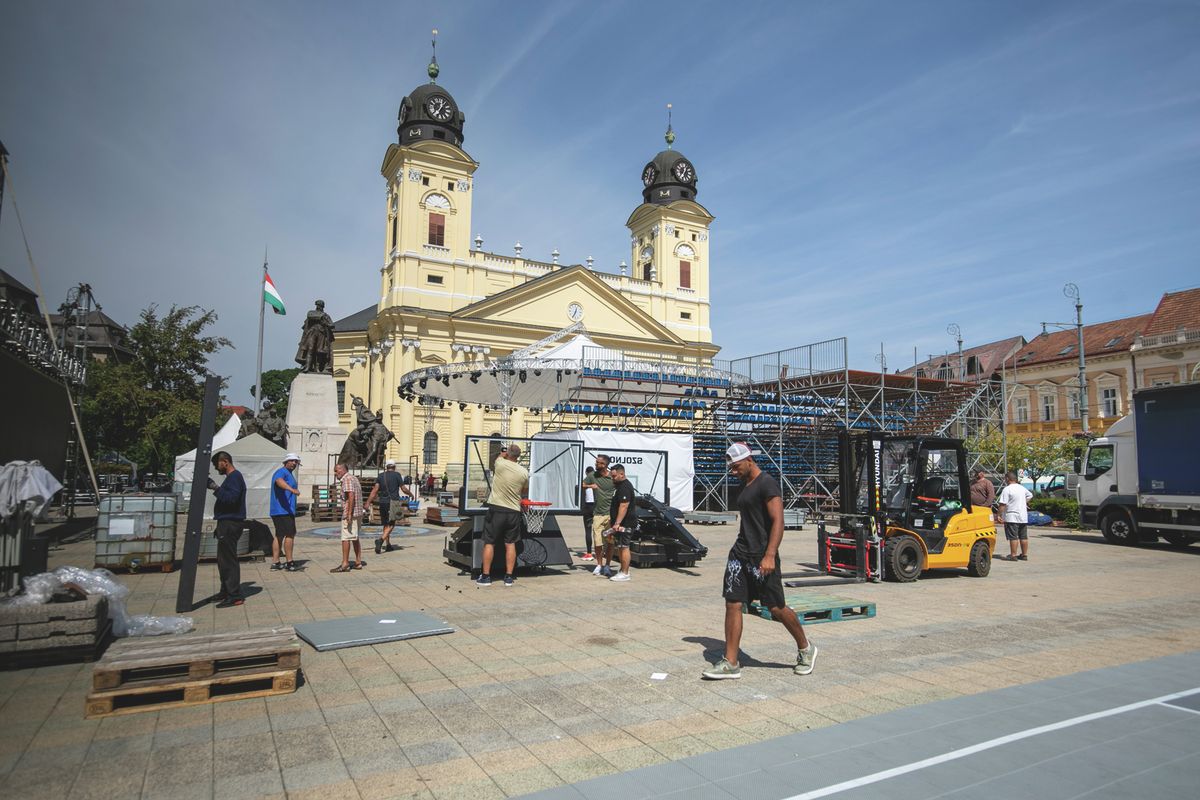 Nagy erővel dolgoztak rajta, hogy a 3x3-as pálya elkészüljön