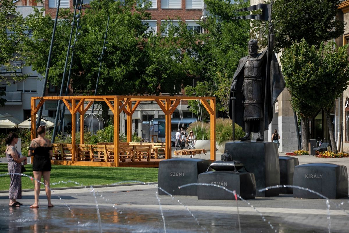 tűzijáték szobor augusztus 20 Debrecen haon