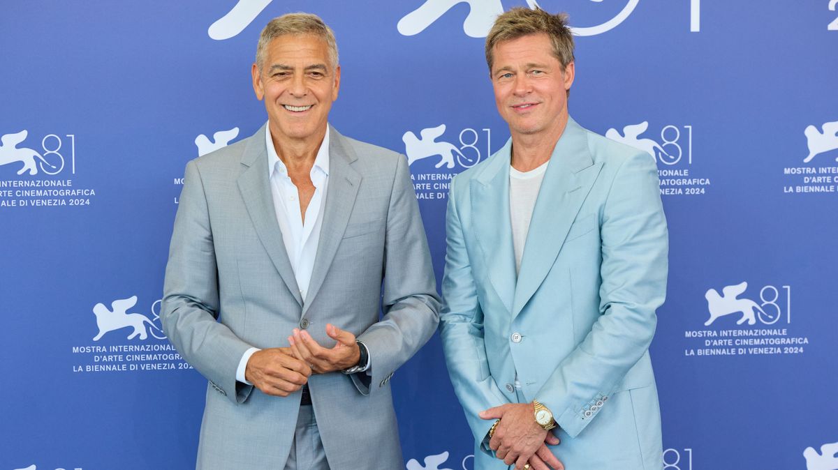 George Clooney és Brad Pitt is remek formában volt 81. velencei filmfesztivál vörösszőnyegén