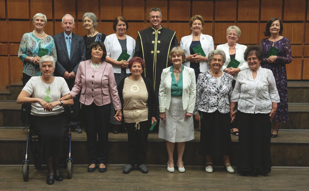 A jubileumi diplomások