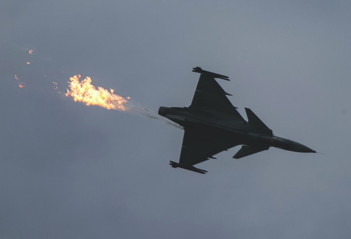 Gripenek végeznek gyakorlórepülést Debrecen környékén is