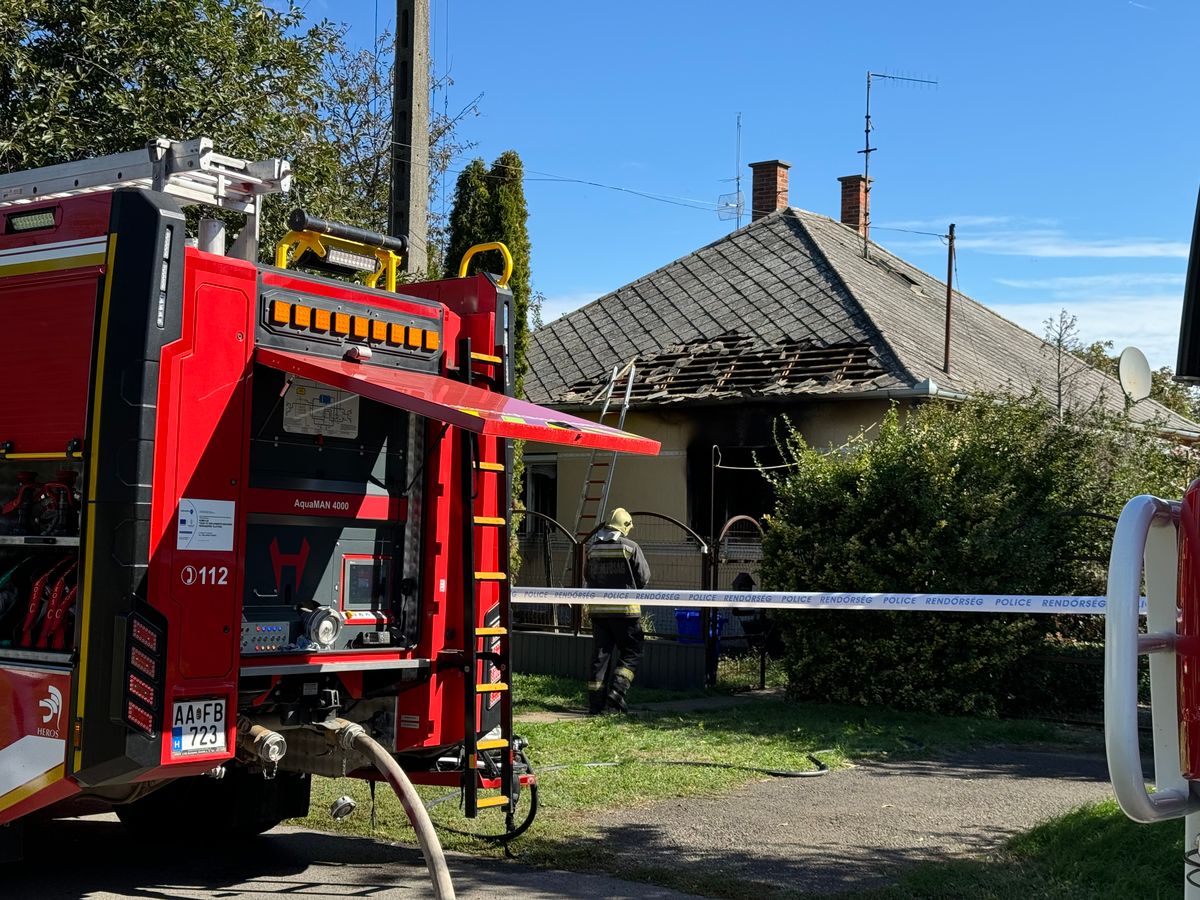 Háztűzben halt meg egy ember Kismacson