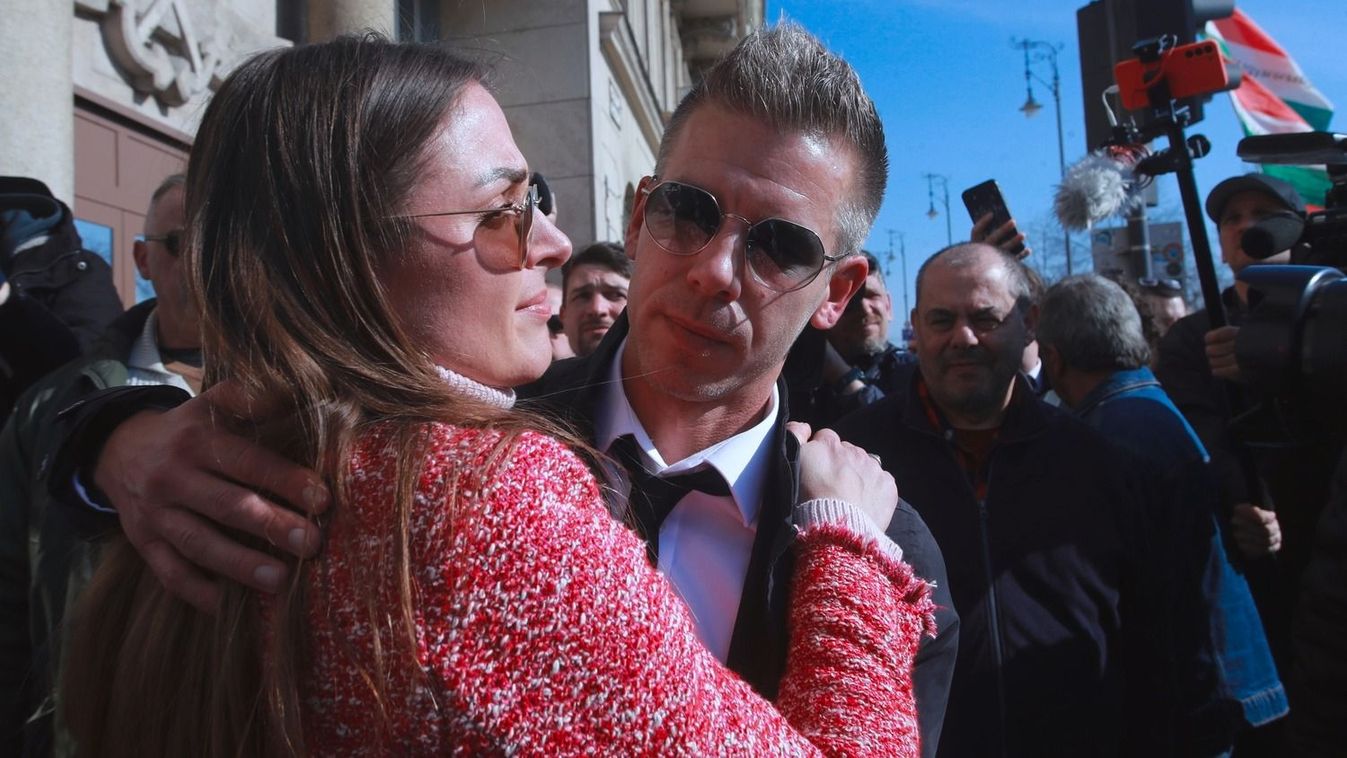 Magyar Pétert zavarta, hogy a volt barátnőjéről kérdezik, igyekezett leállítani a műsorvezetőt