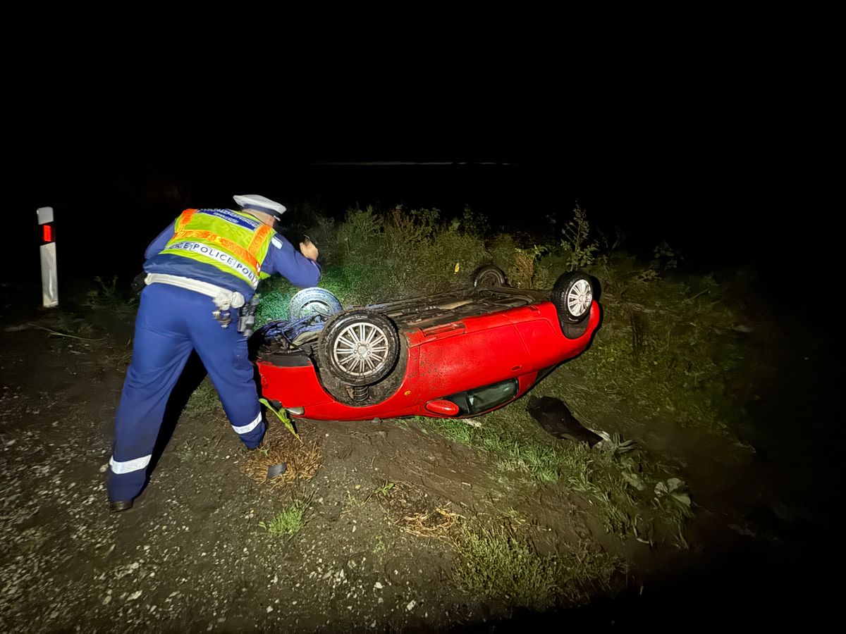 Baleset történt a 4-es főúton, Kaba és Püspökladány között szombat este