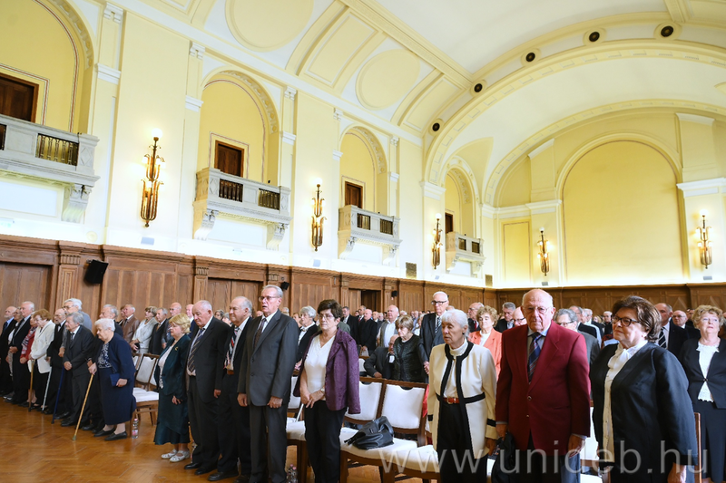 Jubilánsokat köszöntöttek a Debreceni Egyetemen