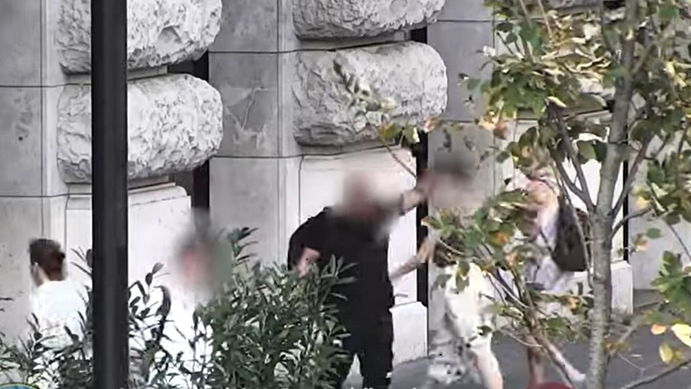 Így fogták el a pisztollyal fenyegetőző férfit a Parlamentnél (videó)