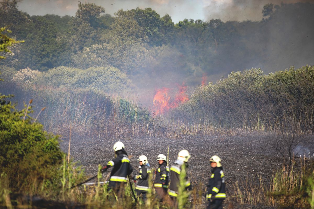 Avartűz miatt vonultak a tűzoltók Hajdúnánás mellé