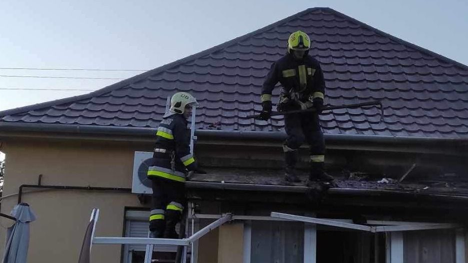 Debreceni háztűzhöz vonult a katasztrófavédelem