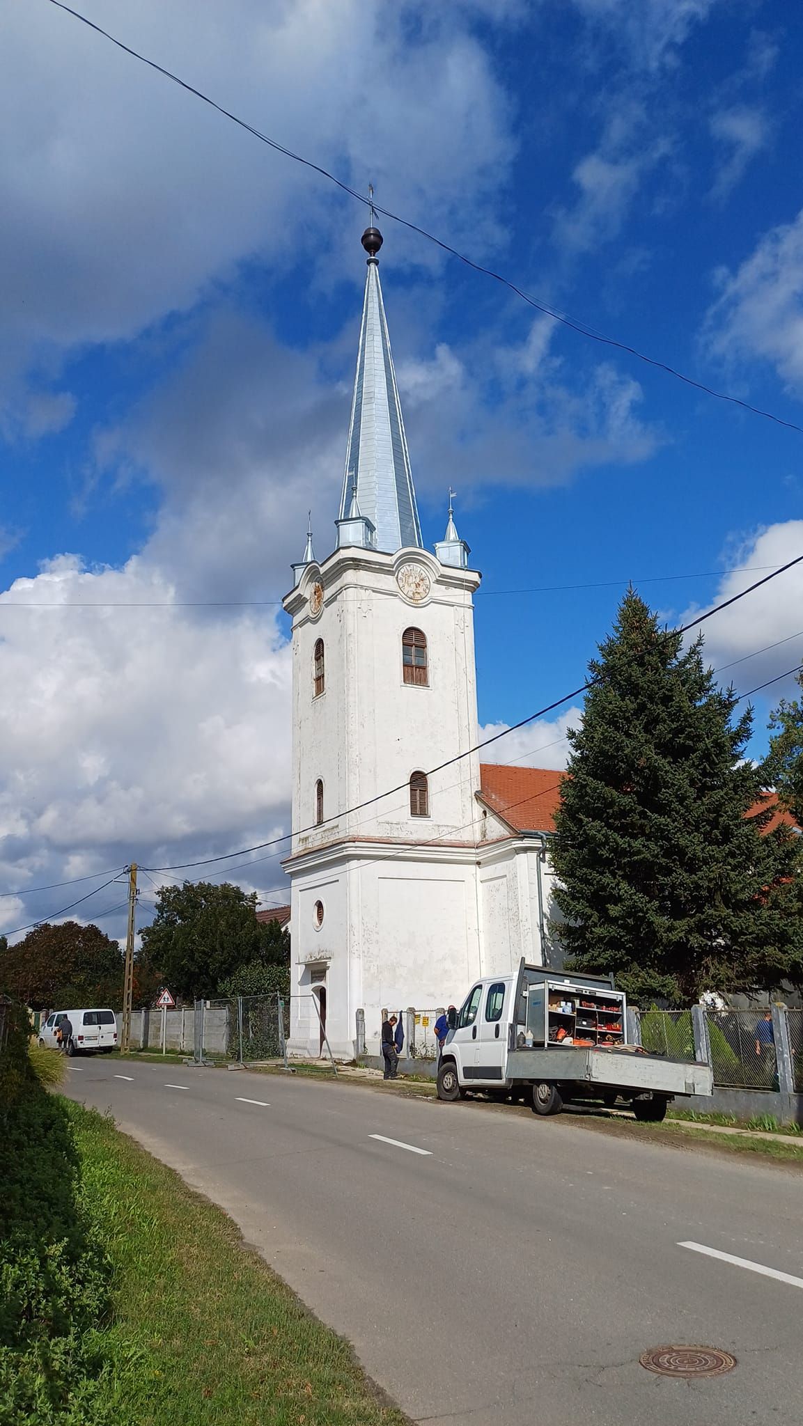 A templomtornyot átadták, az állványokat elbontották