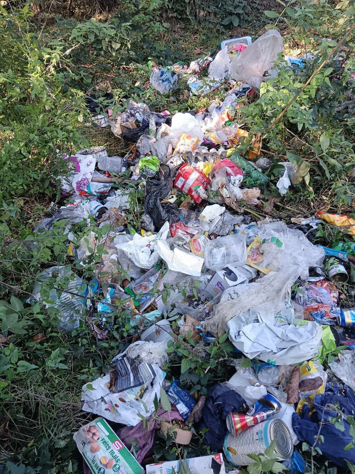 Szemétdombra bukkantak a hajdúböszörményi mezőőrök a Batthyány szőlőskertben