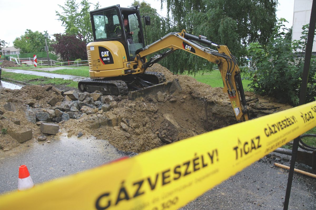 Gázszivárgás történt a Határ úton