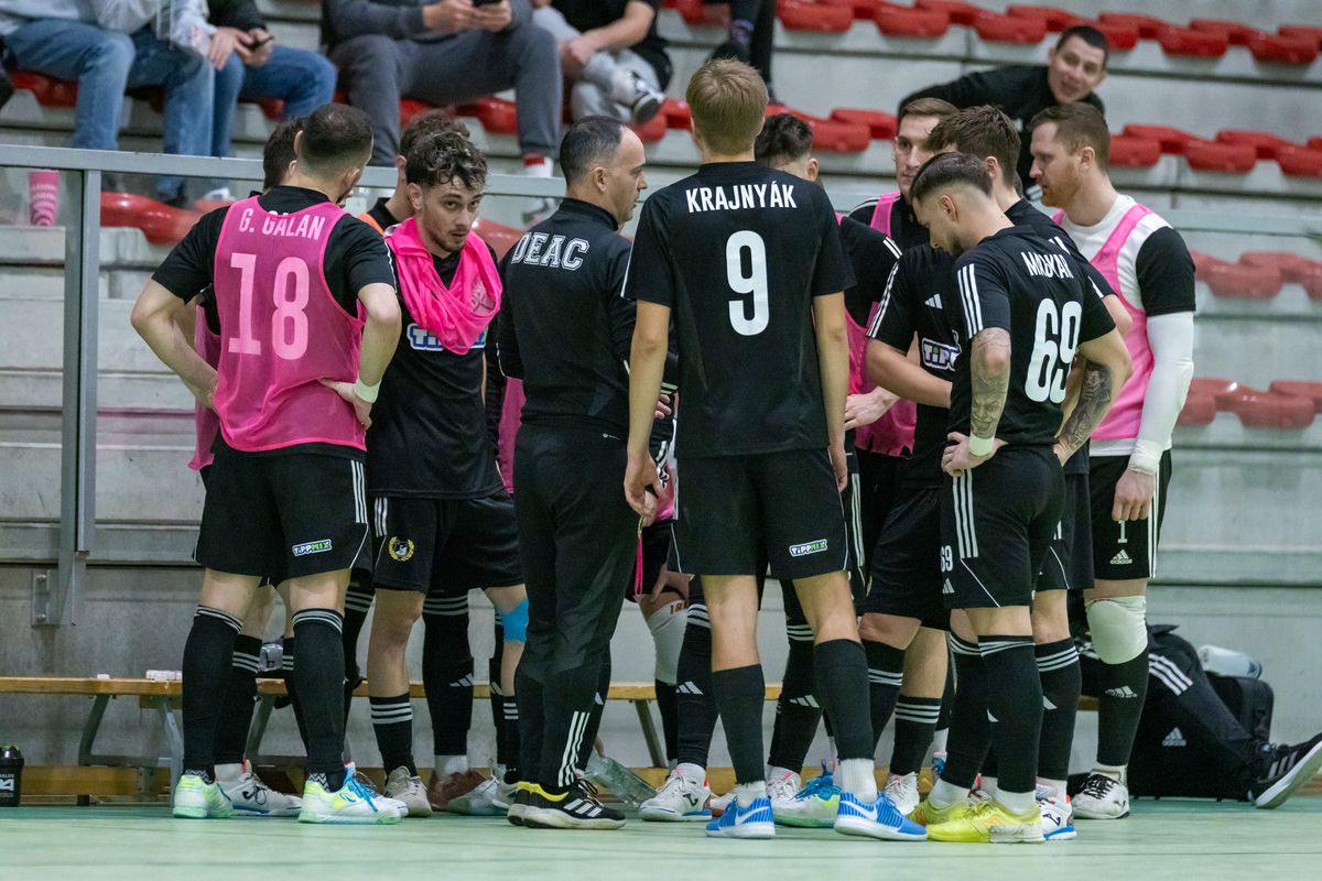 A DEAC futsalosai legközelebb a Veszprém ellen bizonyíthatnak