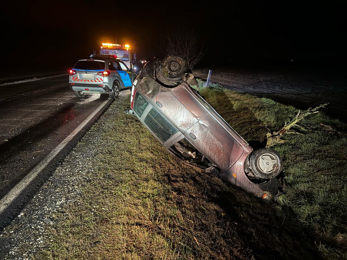 Baleset történt szerda este a 42-es főúton, Biharkeresztesnél